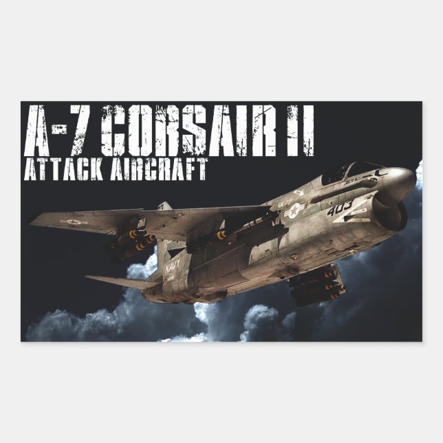 A-7 Corsair II Sticker (Front)