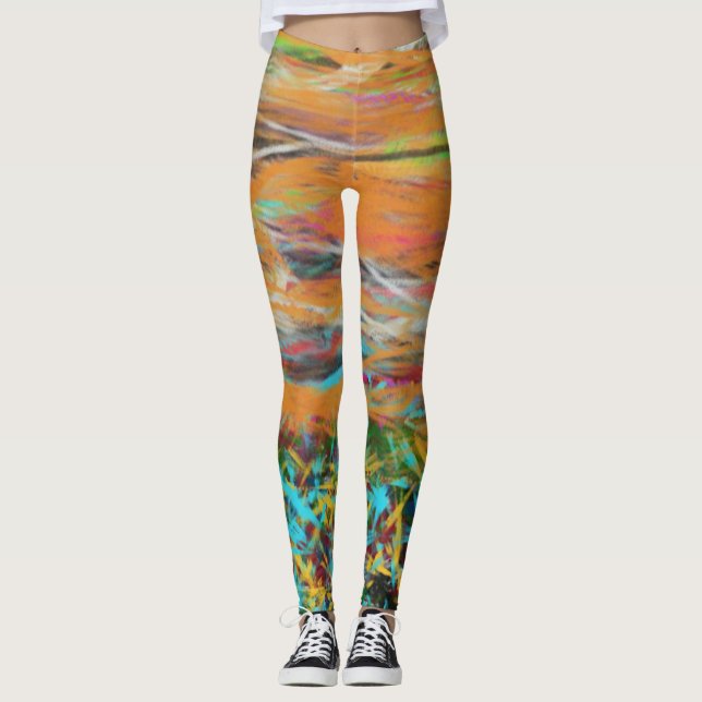 A Abstract Reality Leggings From JP's Artsy Ware (Front)
