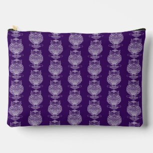 À Accessoires Chouette (violet) - Pochette d'accessoires
