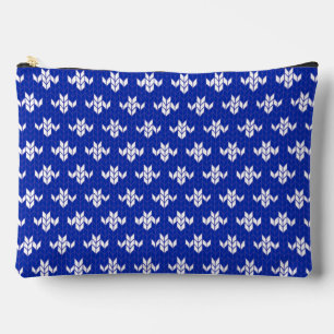 À Accessoires Pochette Accessoire Grande Tricot Bleu Scandia