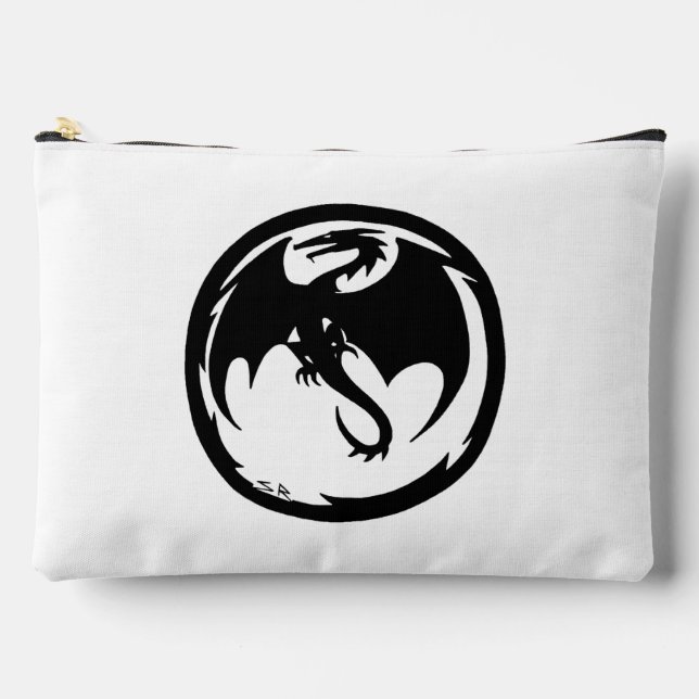 À Accessoires Pochette blanche Black Dragon (Recto)