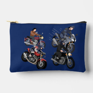 À Accessoires Pochette bleue Accessoire Moto et Voitures de cour