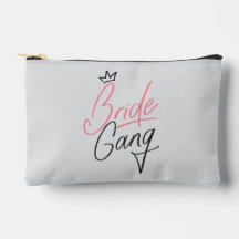 Pochette d'accessoires de gang de mariée