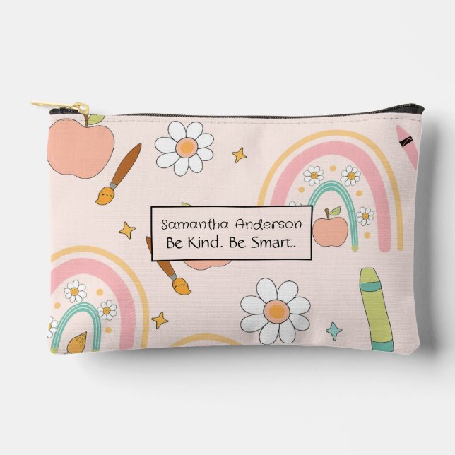 À Accessoires Pochette d'approvisionnement scolaire personnalisé (Recto)