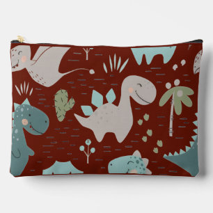 À Accessoires Pochette de fournitures scolaires dinosaure amical