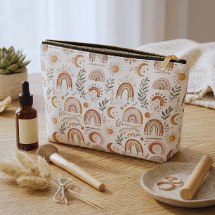 À Accessoires Pochette de Maquillage Arc-en-ciel Bohème et Botan