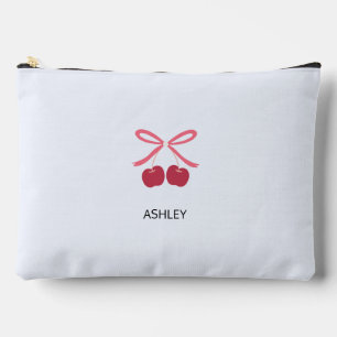 À Accessoires Pochette Douce illustration de cerise avec noeud