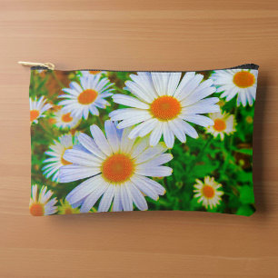 À Accessoires Pochette Marguerites Blanches