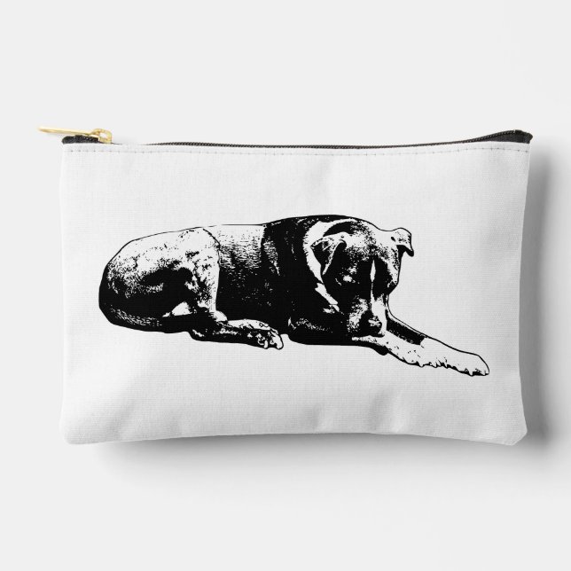 À Accessoires Pochette zip de contour propre (Recto)