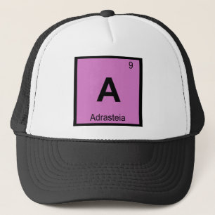 A - Adrasteia Nymph Chemistry Periodic Table Greek Trucker Hat