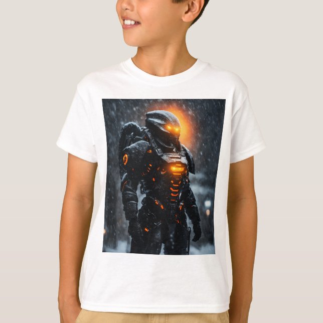 a alien soldier monster T-Shirt (Front)