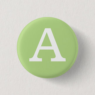 "A" Alphabet Collectable (#1) 1 Inch Round Button