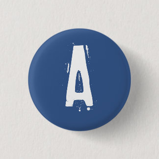 "A" Alphabet Collectable (#2) 1 Inch Round Button