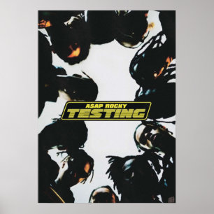 A$AP ROCKY TESTING A3 size extended album Poster