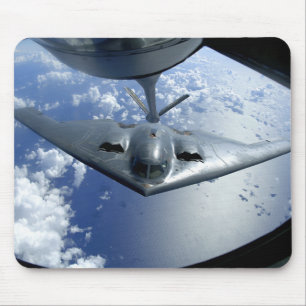 A B-2 Spirit moves into position for refueling Mouse Pad