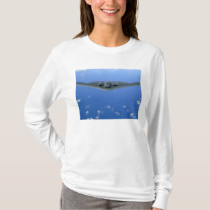 A B-2 Spirit soars through the sky T-Shirt