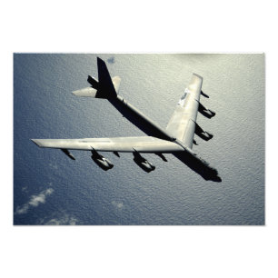A B-52 Stratofortress in flight 2 Photo Print