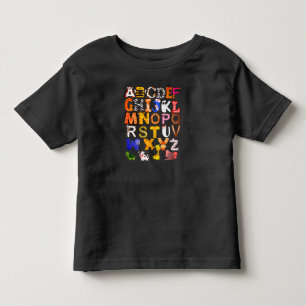 A B C's Animal Letters Toddler T-shirt