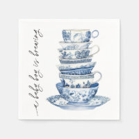 A Baby Boy is Brewing Tea Party Baby Shower