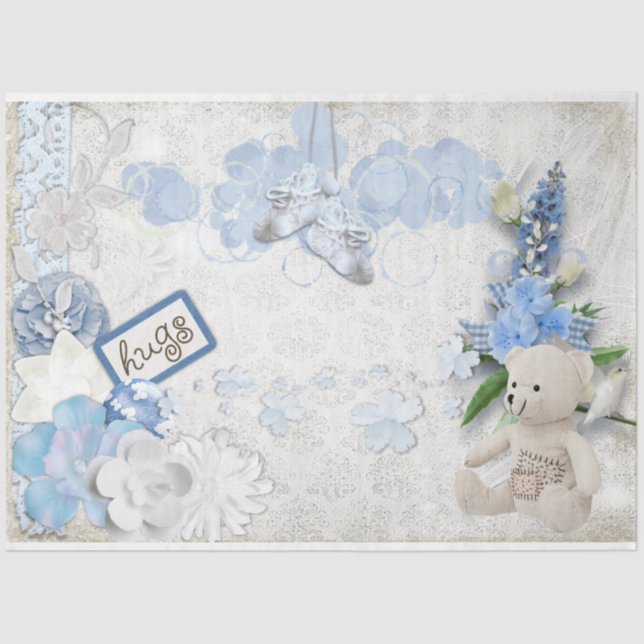 A Baby Boy Series Design 3 Tissue Paper (Front)
