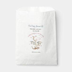 A Baby Dragon is on the Way Baby Shower  Favour Bag