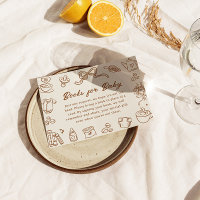 A Baby Is Brewing Baby Shower Books For Baby Card