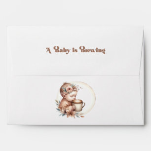 A Baby is Brewing Baby Shower Envelope