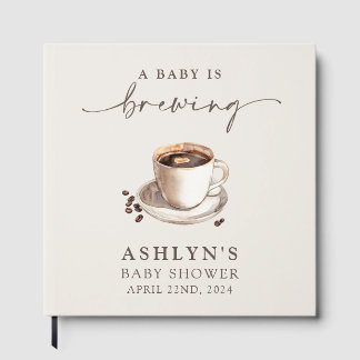 A Baby is Brewing Baby Shower Guest Book