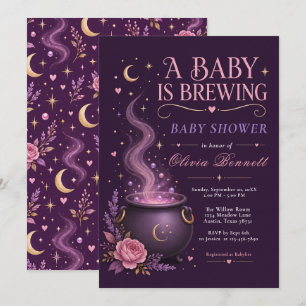 A Baby Is Brewing Baby Shower Invitation