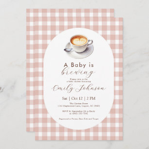 A Baby is Brewing Baby Shower Invitation