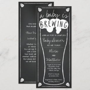 A Baby Is Brewing Baby Shower Invitation