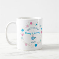 A Baby is Brewing Blue Teacup Baby Boy Shower