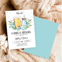 A Baby is Brewing Boy Blue Cheers Coed Baby Shower