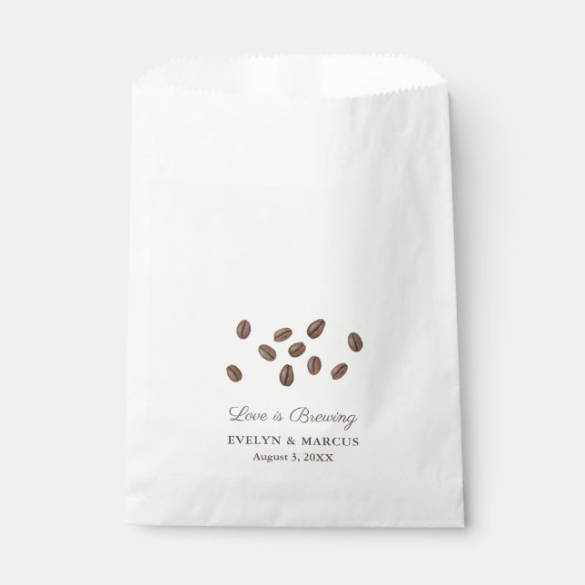 A Baby Is Brewing Coffee Baby Shower Favour Bag (Front)