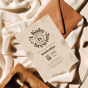 A Baby is Brewing Coffee Baby Shower Invitation