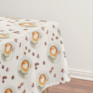 A Baby Is Brewing Coffee Baby Shower Pattern Tablecloth