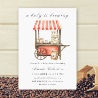 A Baby Is Brewing Coffee Cart Baby Shower