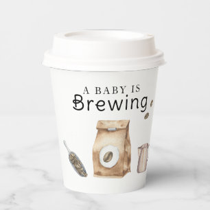 A Baby Is Brewing Coffee Cup Baby Shower