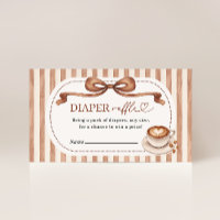 A Baby is Brewing Coffee Diaper Raffle