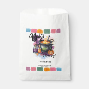 A Baby Is Brewing   Cute Halloween Baby Shower Favour Bag