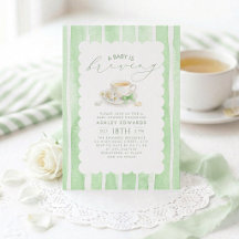 A Baby is Brewing Gender Neutral Baby Shower Tea
