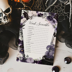 A Baby is Brewing Gothic Word Scramble Game