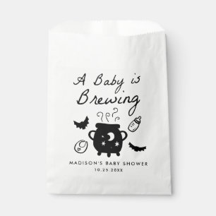 A Baby is Brewing Halloween Baby Shower Favour Bag