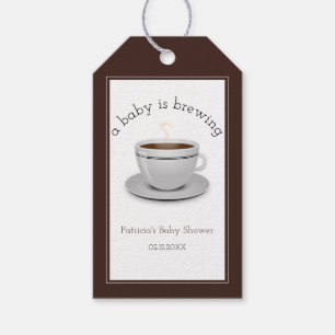 A Baby Is Brewing Tea Party Baby Shower Gift Tags