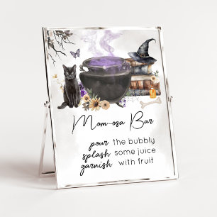 A Baby is Brewing Witch Mom Osa Bar Sign