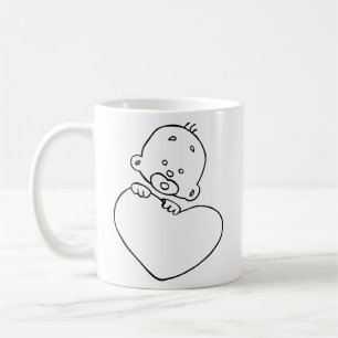 A Baby-Themed Art Childhood Coffee Mug