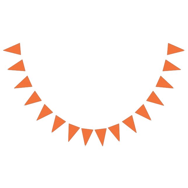 A background pattern featuring an orange and peach bunting flags (All)