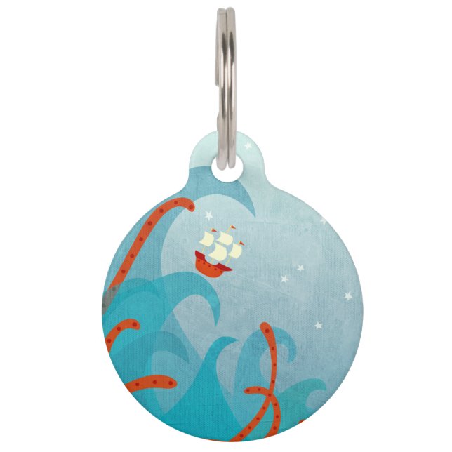 A Bad Day For Sailors Fun Nautical Pet Tag (Front)