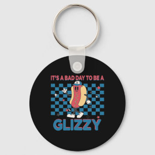 A Bad Day To Be A Glizzy 4th Of July 1  Keychain