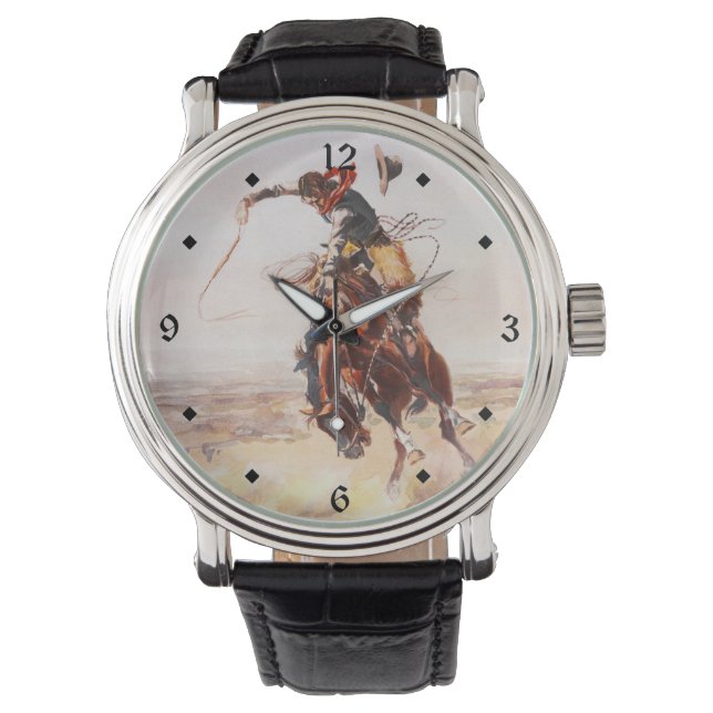 A Bad Hoss Charles Russell Fine Art Watch (Front)